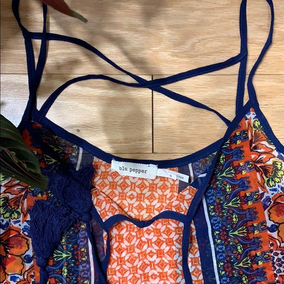 Blu Pepper Boho Tank Top - Picture 2 of 4